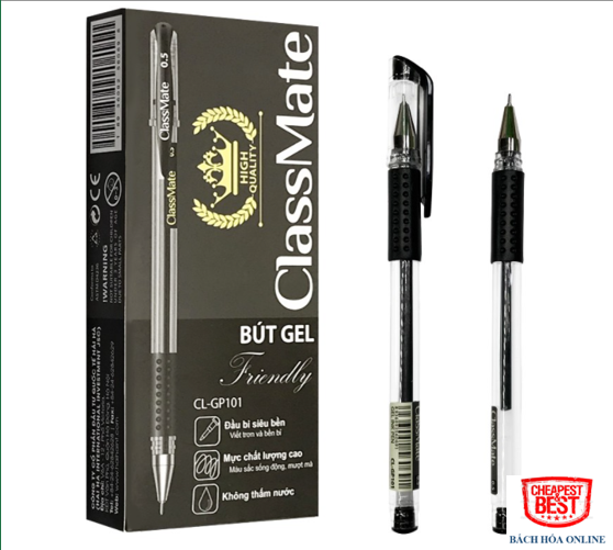 Bút Gel Classmate GP101 Xanh, Đen, Đỏ, Tím