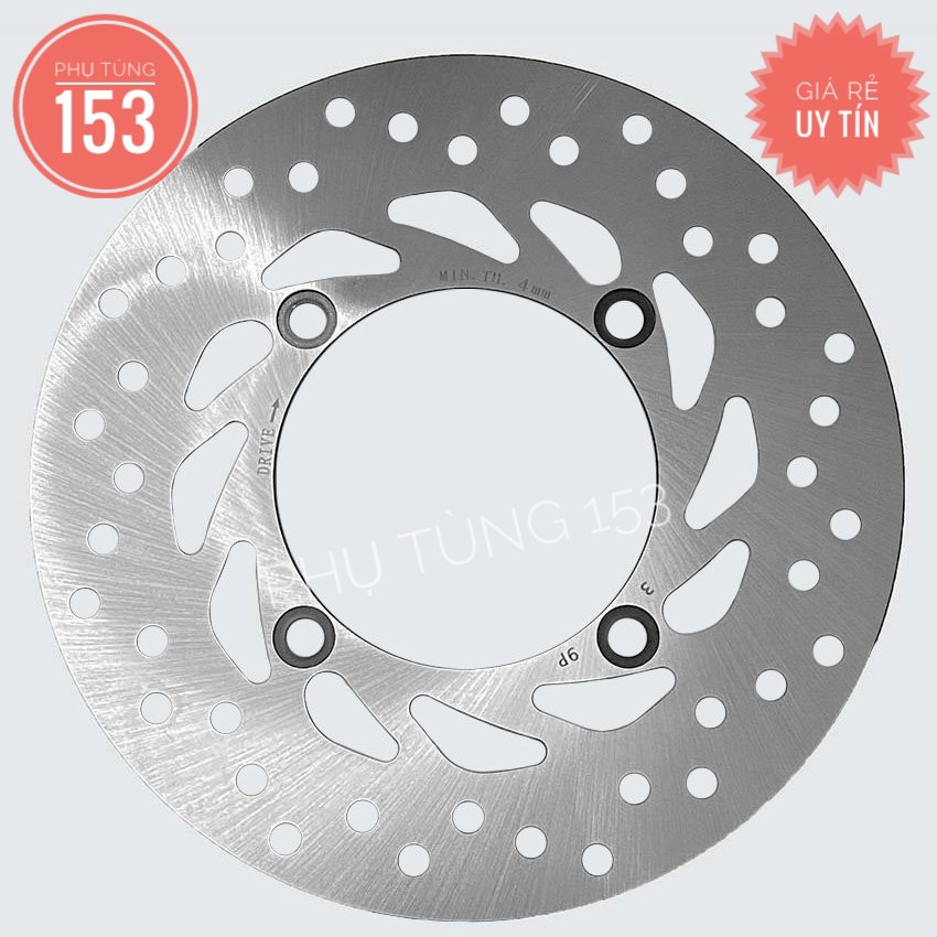 Đĩa Sau SH 2 đĩa kiểu Zin - Dĩa xe HONDA SH 2 ĐĨA - Đĩa thắng xe máy - PHỤ TÙNG 153