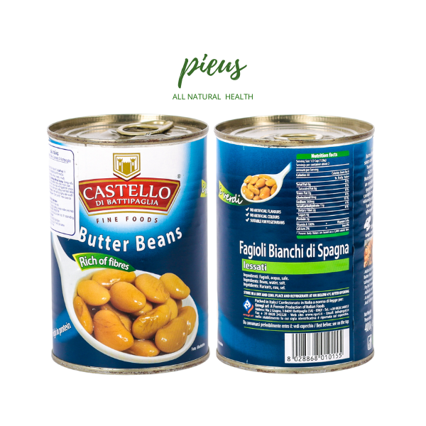 Đậu ngự | Butter beans Castello 400 gr
