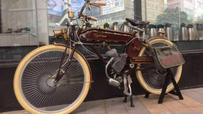 Mua xe máy cổ - xe đạp cổ - Xe đạp máy cổ điển  1924