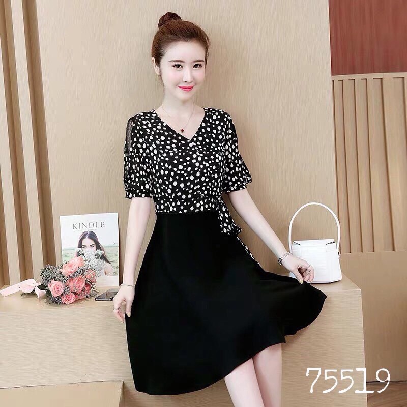ĐẦM VOAN CHẤM BI NỮ SIÊU SANG CỰC HOOOT