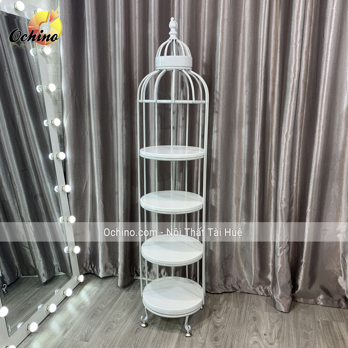 (FREE SHIP) Kệ Trang Trí Hình Lồng Chim hàng Nhập Khẩu, Sang Chảnh ( Đủ Màu)