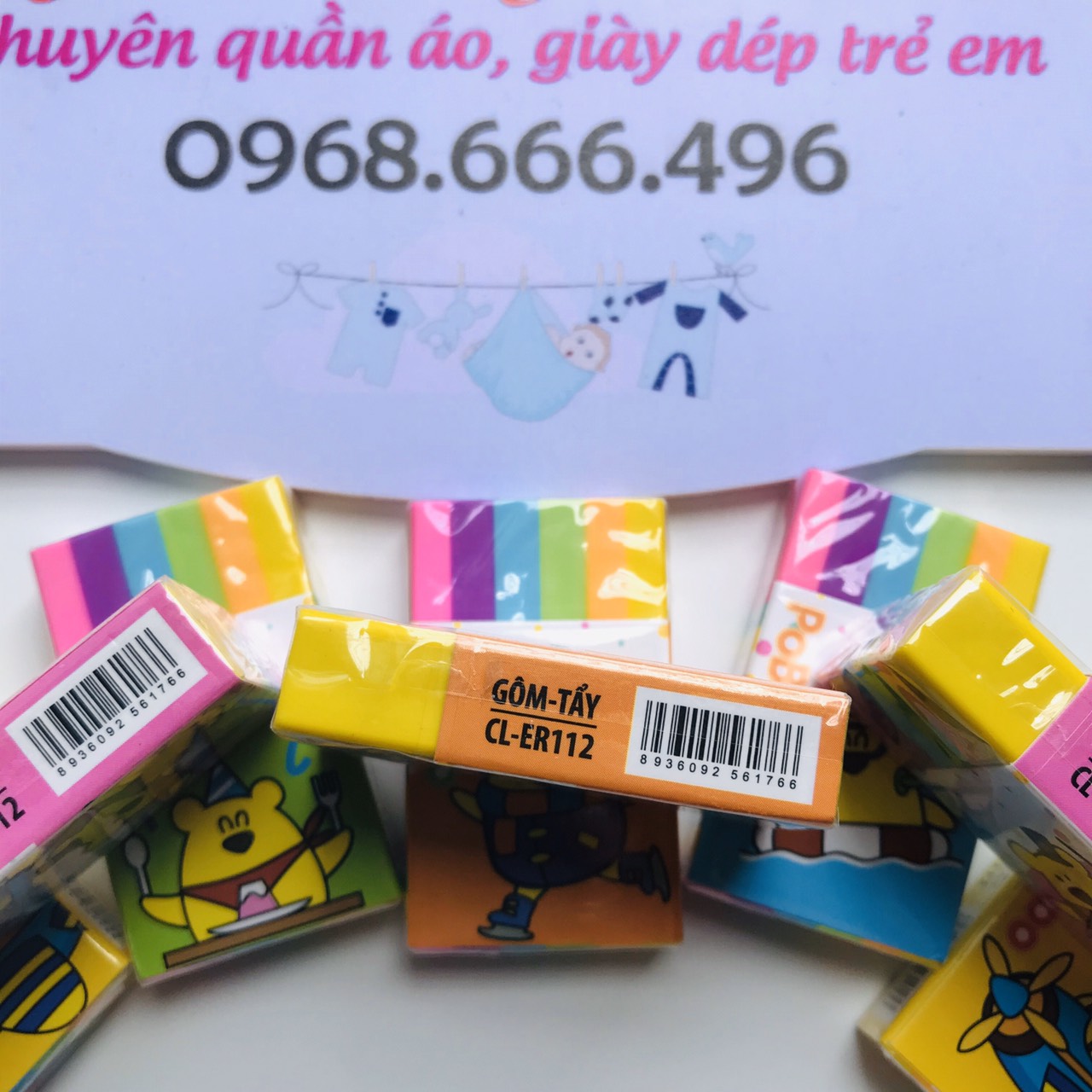 Gôm Tẩy Bút Chì Classmate bảy sắc cầu vồng