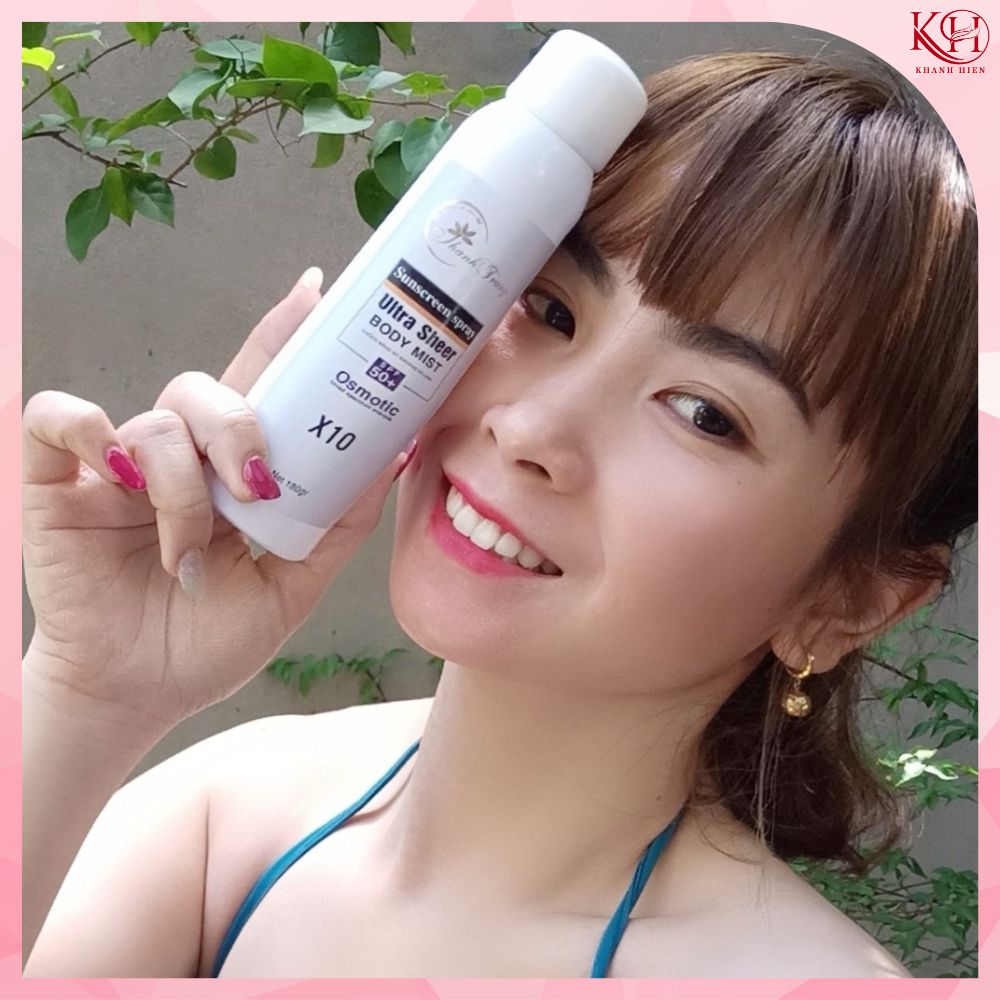 [HCM]Xịt Chống Nắng X10 Sunscreen Spray Thanh Trang