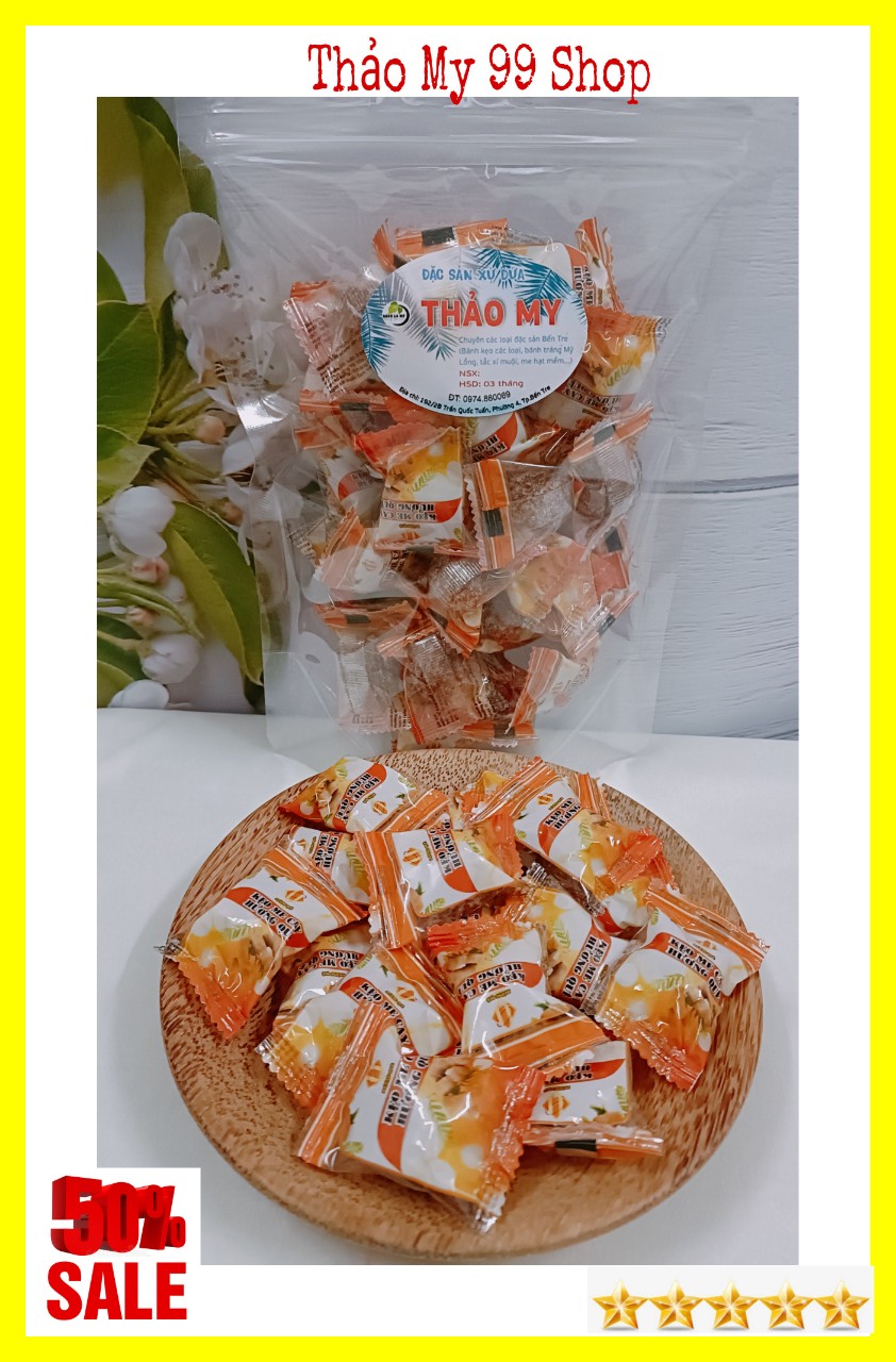 (FREESHIP) Kẹo Me Cay BẾN TRE- BÁNH LÁ MƠ SHOP