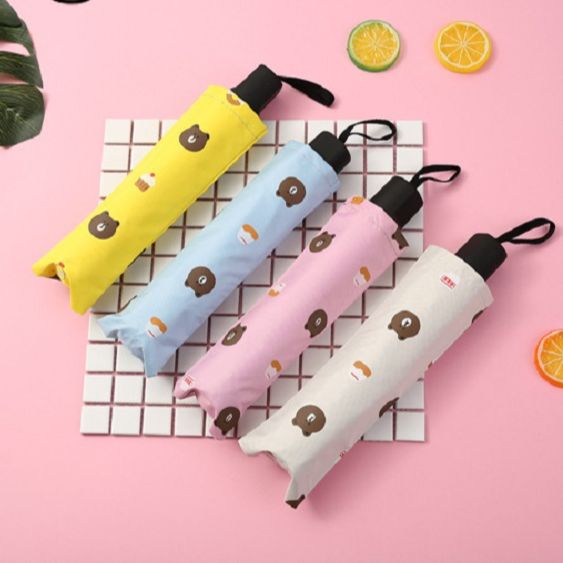 CÂY DÙ GẤP CHỐNG TIA UV NỞ HOA KHI GẶP NƯỚC, DÙ GẤU DỄ THƯƠNG NHIỀU MÀU_Ô gấp Dù gấp gọn 8 nan thép Ô bỏ túi chống tia UV Dù ô gấp đi mưa Dù che nắng chống tia UV Ô dù học sinh dễ thương DÙ GẤP BỎ TÚI