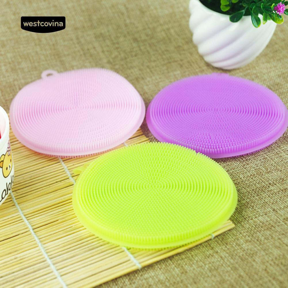 Miếng Rửa Chén Silicon Có Móc Treo