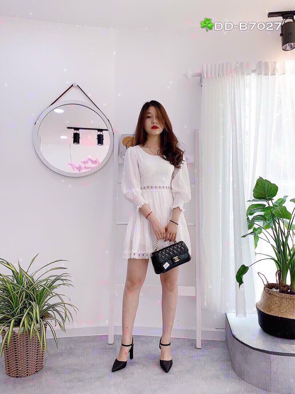 Đầm - Váy Dự Tiệc Chất Kate Tay Phồng - MTB