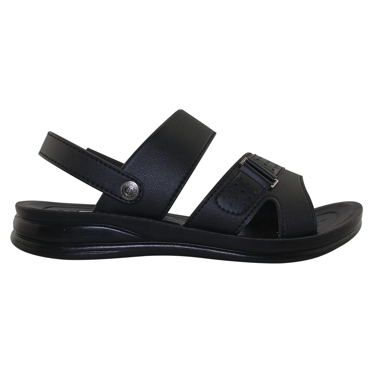 [Hoàn Xu] GIÀY SANDAL QUAI HẬU DA ĐẾ BẰNG NAM BITA'S SUM.96 (ĐEN + NÂU) - BITAS