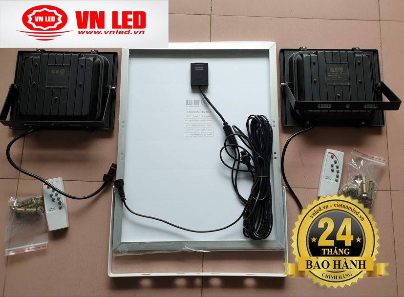 ĐÈN NĂNG LƯỢNG MẶT TRỜI ĐÔI  40W x 2 SOLAR LIGHT