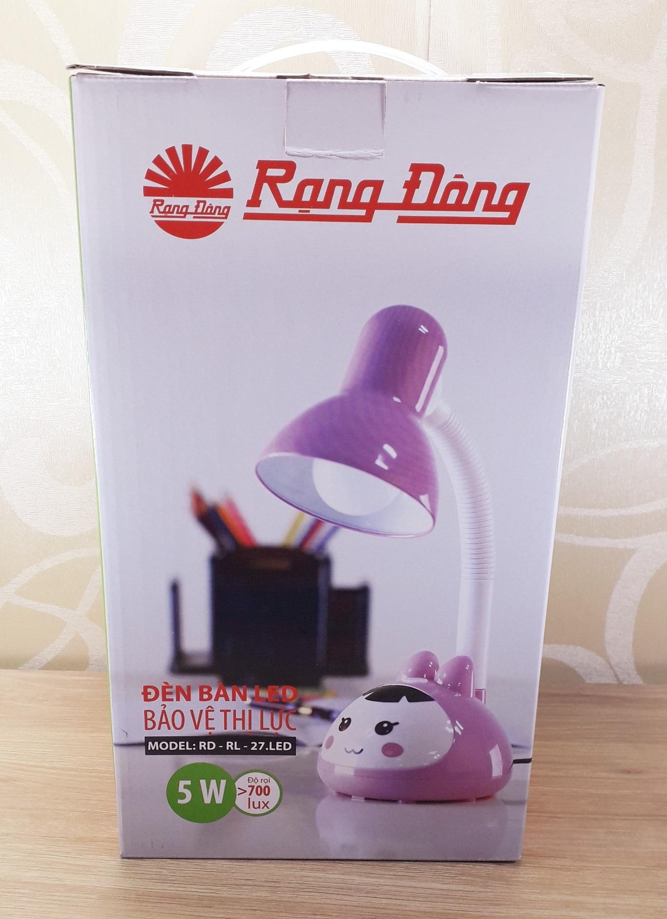 ĐÈN BÀN LED BẢO VỆ THỊ LỰC RẠNG ĐÔNG RD-RL-27.LED