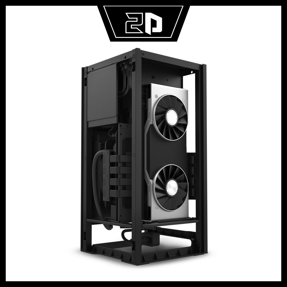 Vỏ case NZXT H1 (V1) Matte Black (Mini Tower/Màu Đen)