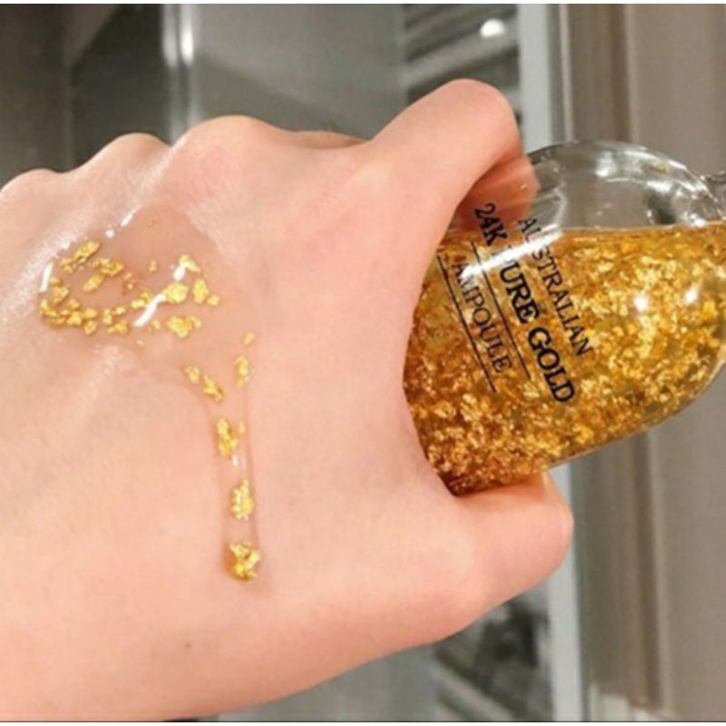 (Tặng thanh lăn) Serum dưỡng da TINH CHẤT 24K Pure Gold Ampoule 100ml