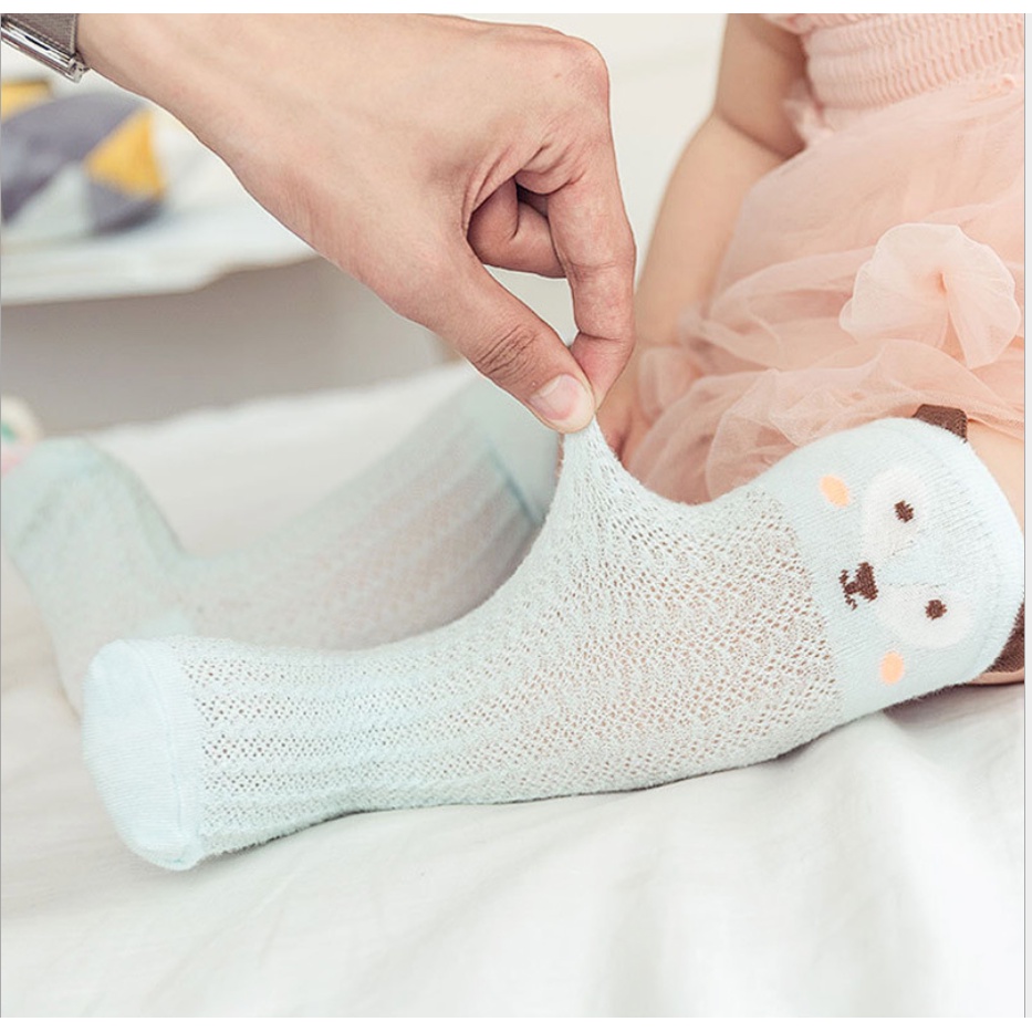 Tất Boot Cao Cổ Lưới Con Gà Cho Bé Ankids