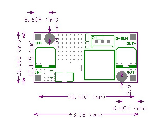 LM2596 Module hạ áp DC-DC Buck 3A