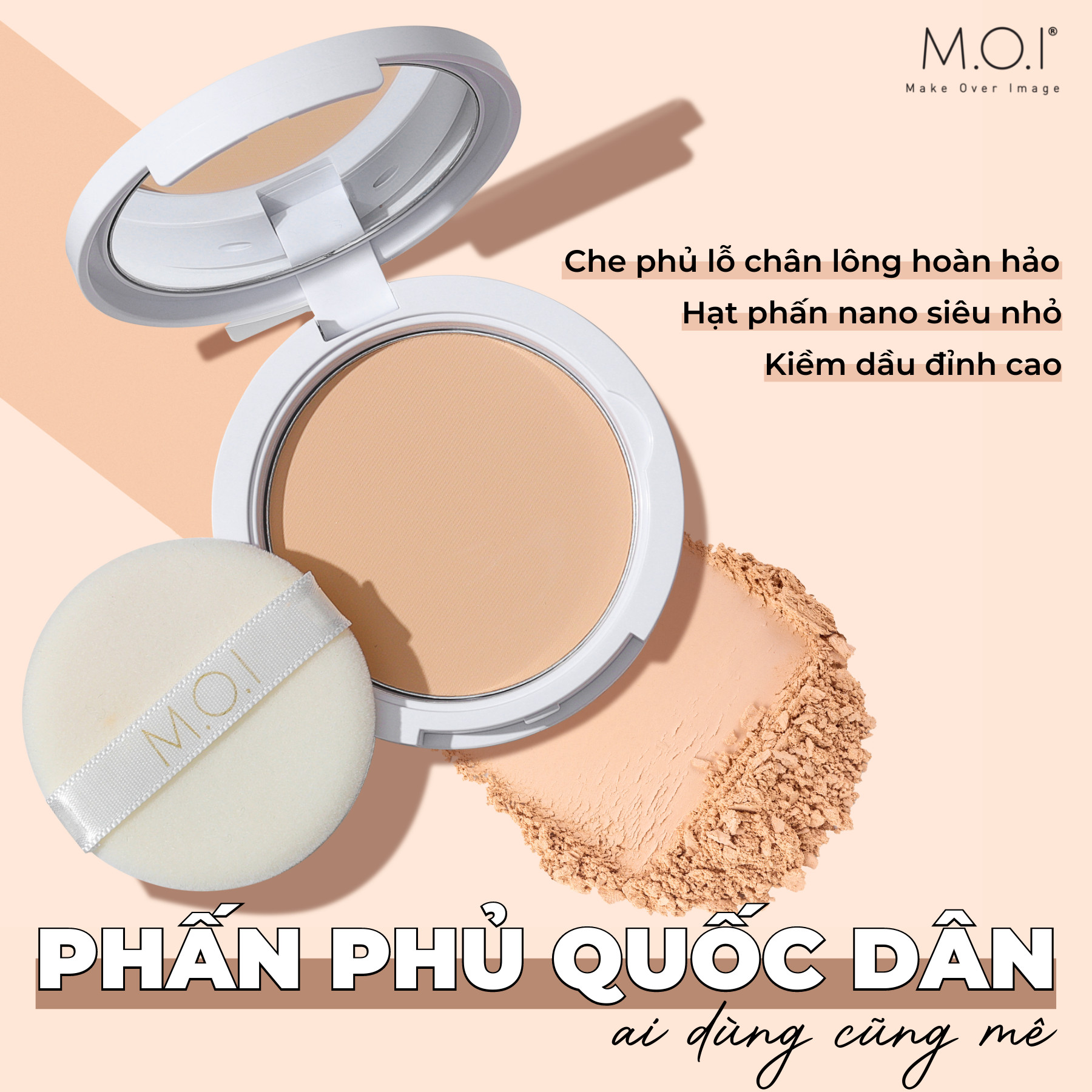Phấn phủ M.O.I Baby Skin Powder