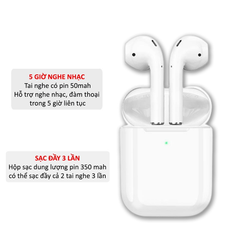 Tai Nghe Bluetooth AP 2 Hổ Vằn Chip 1562U Pin Nén 8H -  Không Dây Pin Trâu 6H  Nhỏ Gọn Mic Đàm Thoại Rõ , Cảm Ứng Đa Điểm Đổi Tên - TECHHIGH MALL