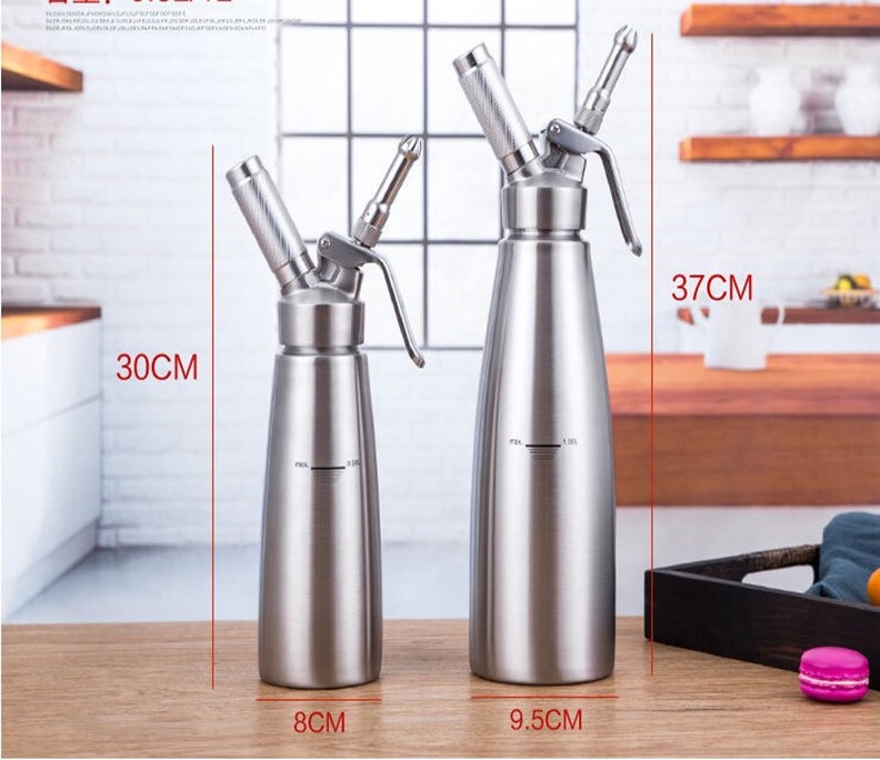 Bình xịt kem tươi cao cấp inox #304