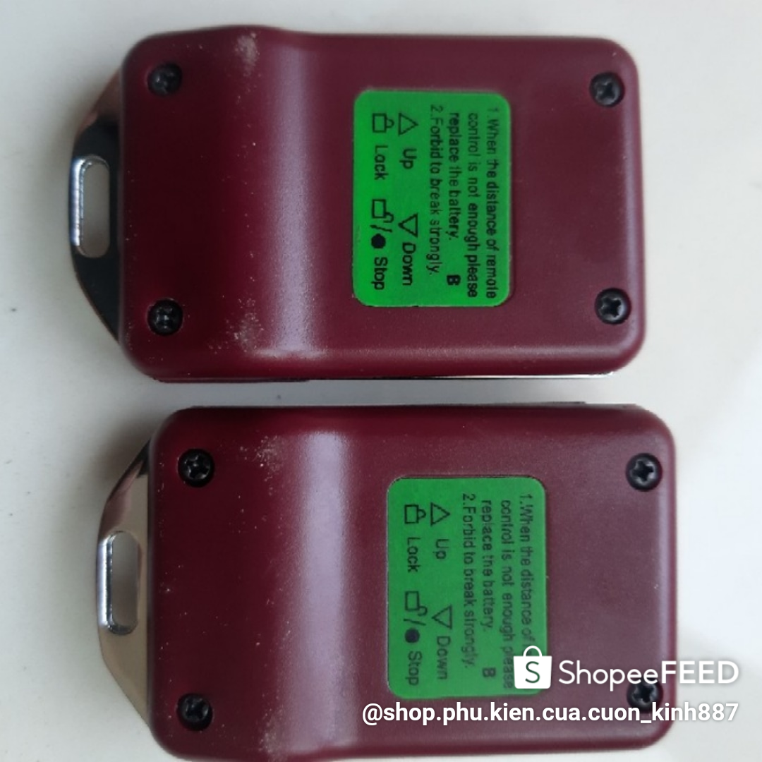 Remote cửa cuốn mã gạt 433 mhz chất lượng cao