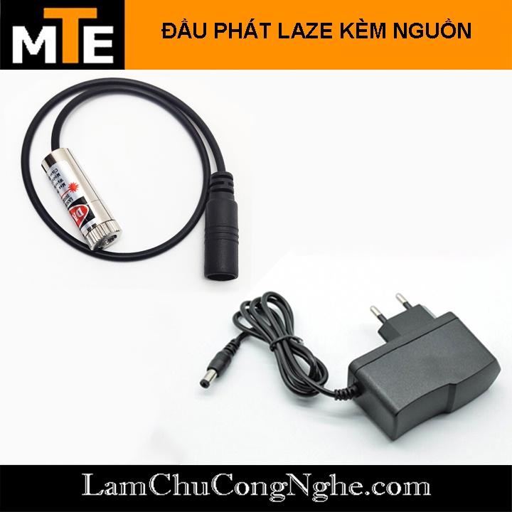 Đầu phát laze 3-5v 5mw – laser sáng đỏ có chỉnh tiêu cự