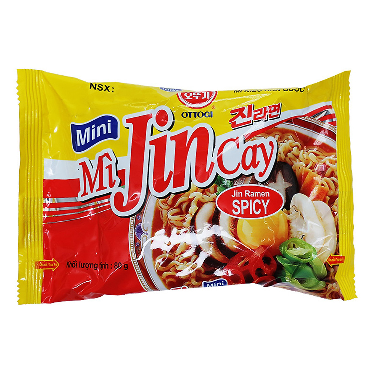 Combo 10 gói - Mini Mì Jin Cay 80g (VN)