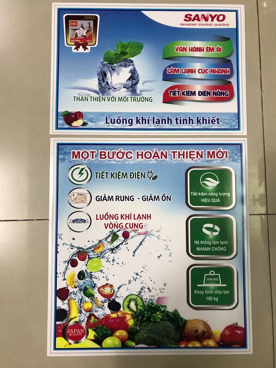 [HCM]tem dán tủ lạnh Sanyo aqua - miếng dán tủ lạnh sanyo