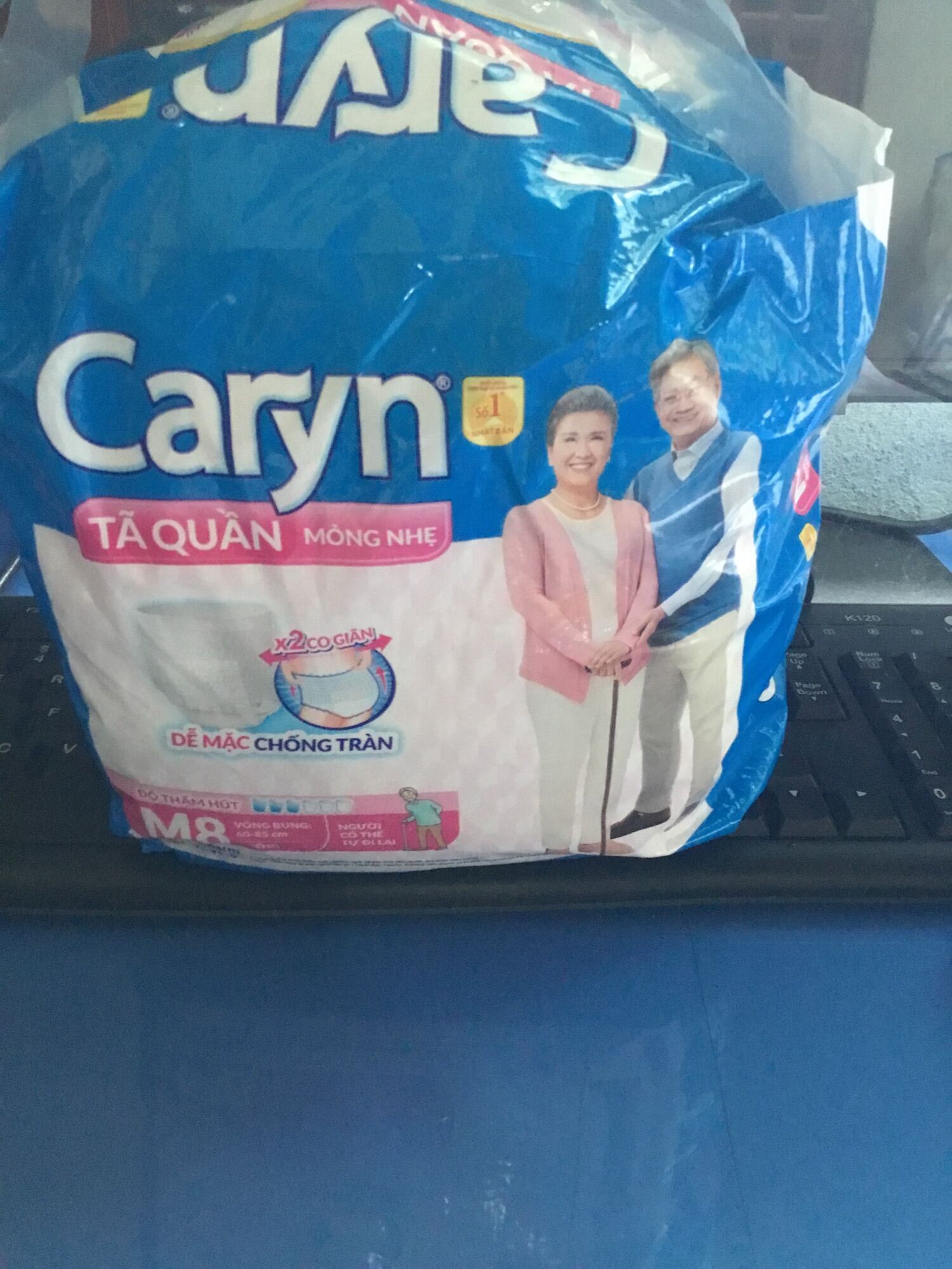 (TpHCM) - Tã quần Caryn M8 mỏng nhẹ - Mẫu mới nhất - Date luôn mới