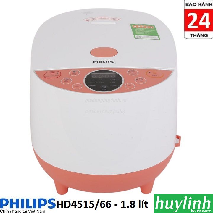[HCM]Nồi cơm điện tử Philips HD4515 / 66 - 1.8 lít