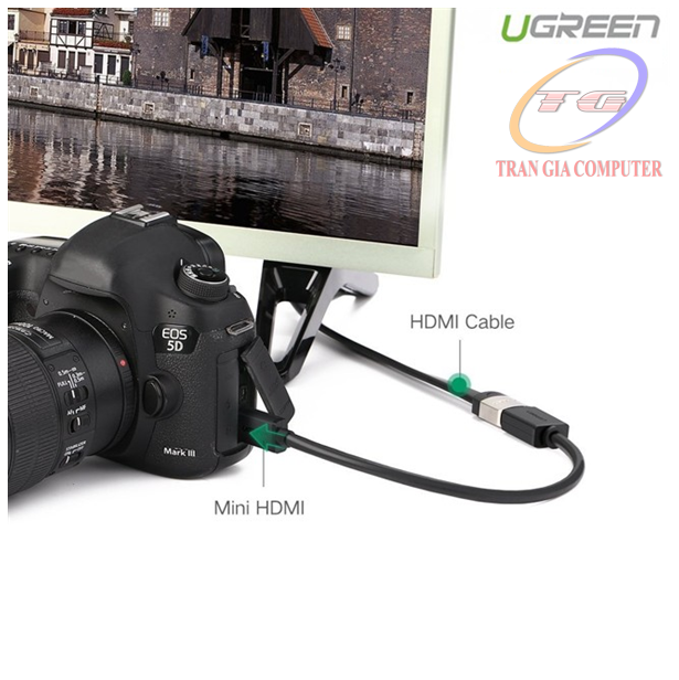 Cáp nối dài mini HDMI to HDMI dài 20cm Ugreen 20137