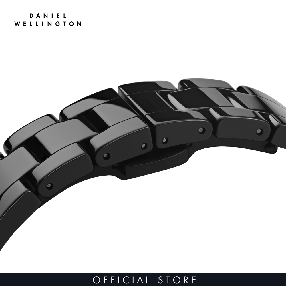 Đồng hồ Nữ Daniel Wellington dây ceramic - Iconic Ceramic màu đen