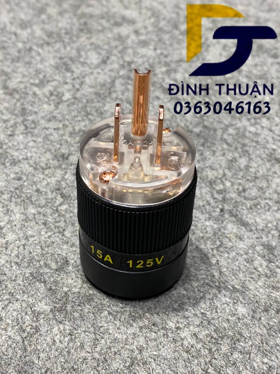 Đầu giắc nguồn ĐỰC (phích cắm nguồn cho amlifer/loa HI-END) ACROLINK - CRYO FP-10