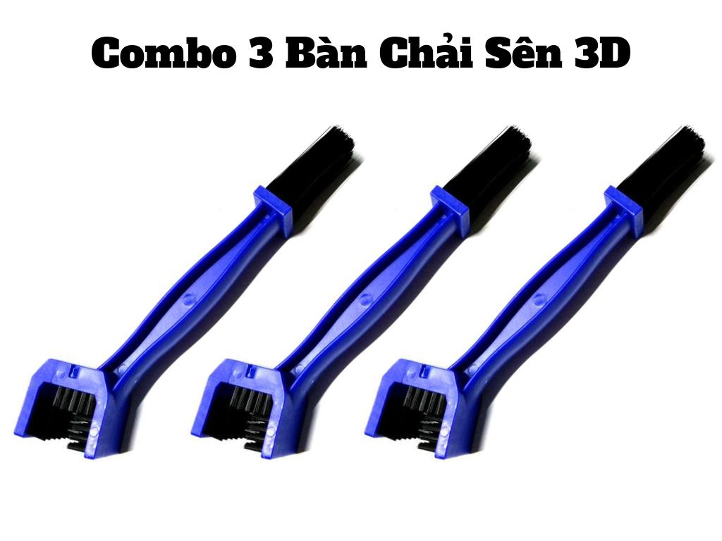 [HCM]Combo 3 Bàn Chải Vệ Sinh Sên Xe Máy 3D Sản Phẩm Chất Lượng Gian Hàng Uy Tín Giá Cả Cực Tốt Mua Ngay.