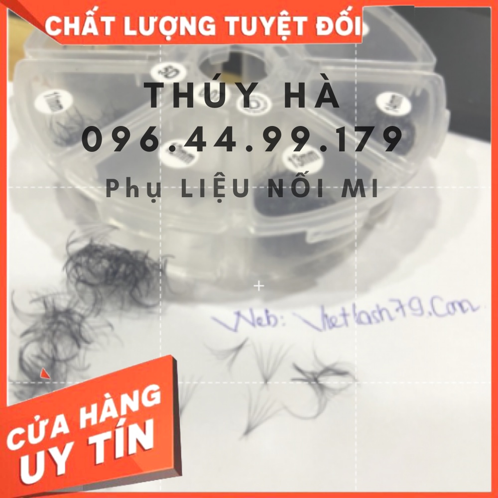 mi FAN 5D MIX(8-13) (9-15)  mm C,CC,D 0.07 (1000fan)_dụng cụ nối mi_THÚY HÀ