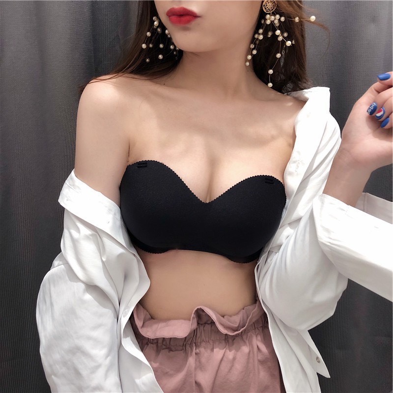 Áo Ngực Su ,Áo Ngực Cúp Ngang (Tặng Kèm Dây Trong)