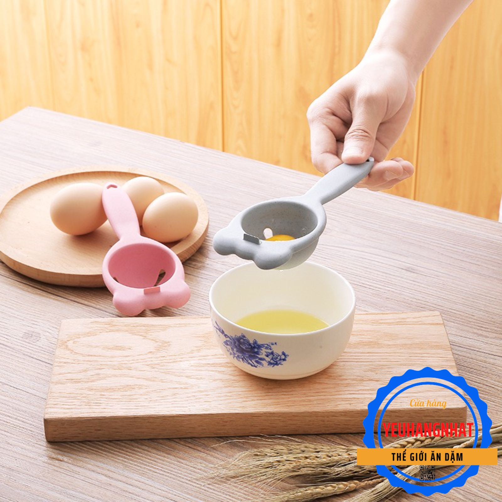 DỤNG CỤ TÁCH LÒNG ĐỎ TRỨNG LÀM TỪ LÚA MẠCH