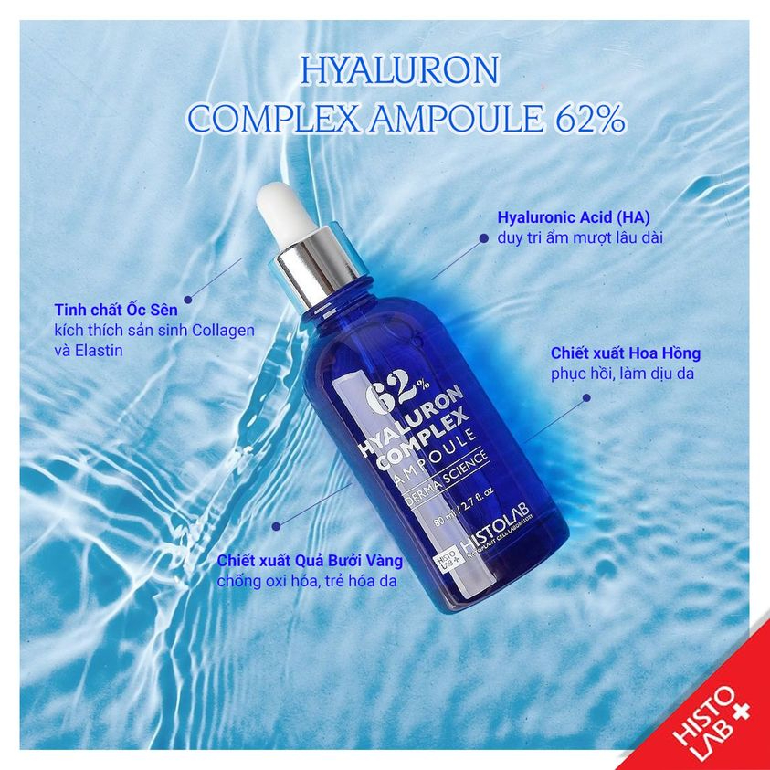 Tinh Chất Dưỡng Ẩm Histolab 62% Hyaluron Complex Ampoule - 50ml
