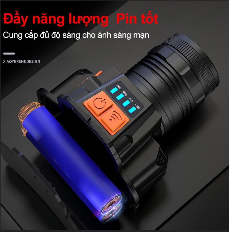 ĐÈN PIN ĐỘI ĐẦU ĐA NĂNG L9 [ SIÊU SÁNG ] BẢO HÀNH 6 THÁNG