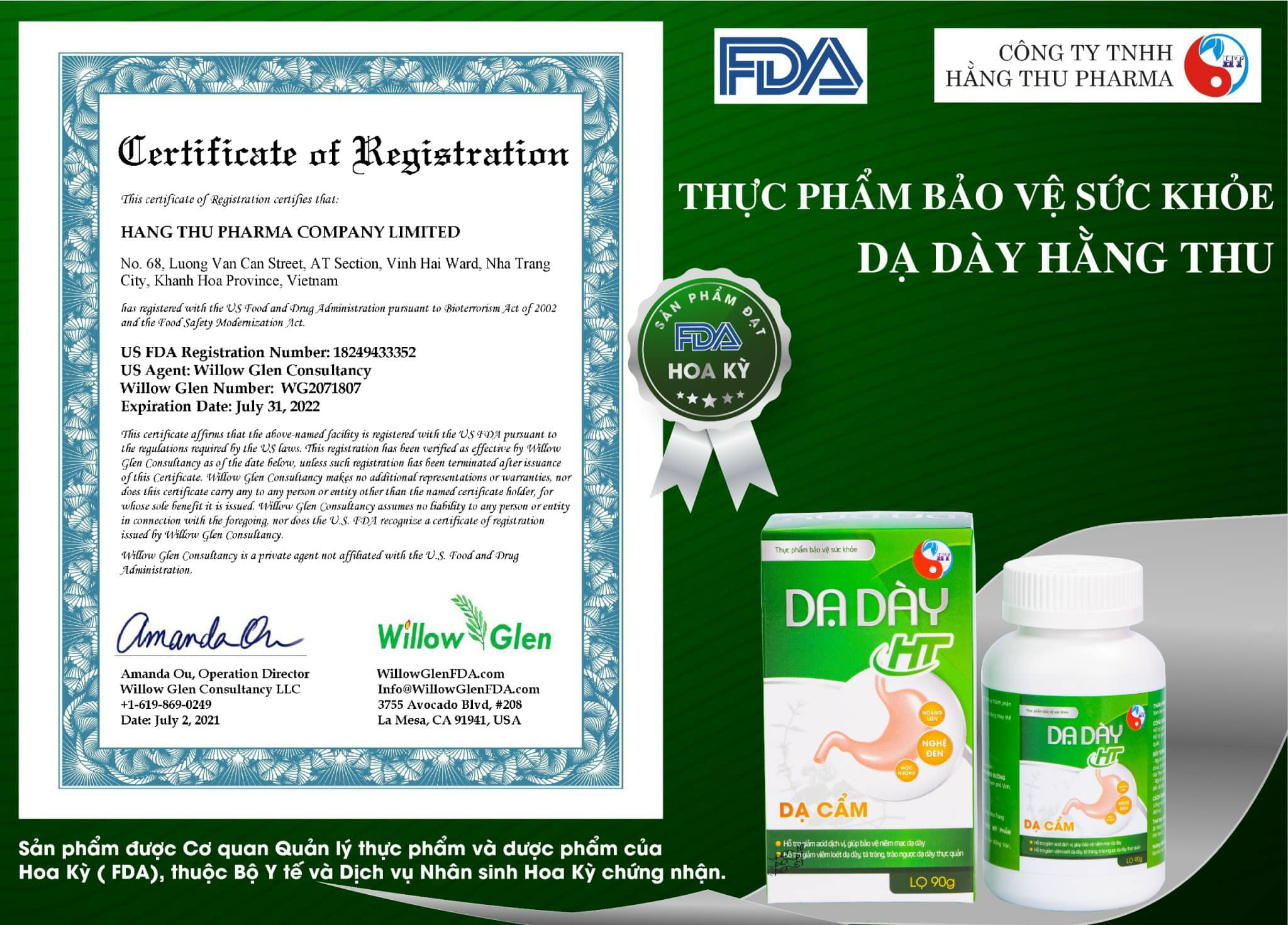 Dạ Dày HT - Hằng Thu Pharma