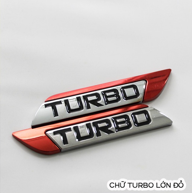 [HCM]Logo chữ Turbo loại lớn