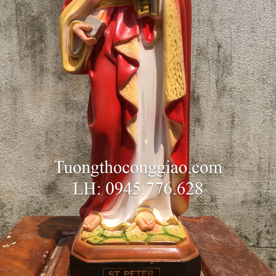 Tượng Thánh Phêrô 40cm composite