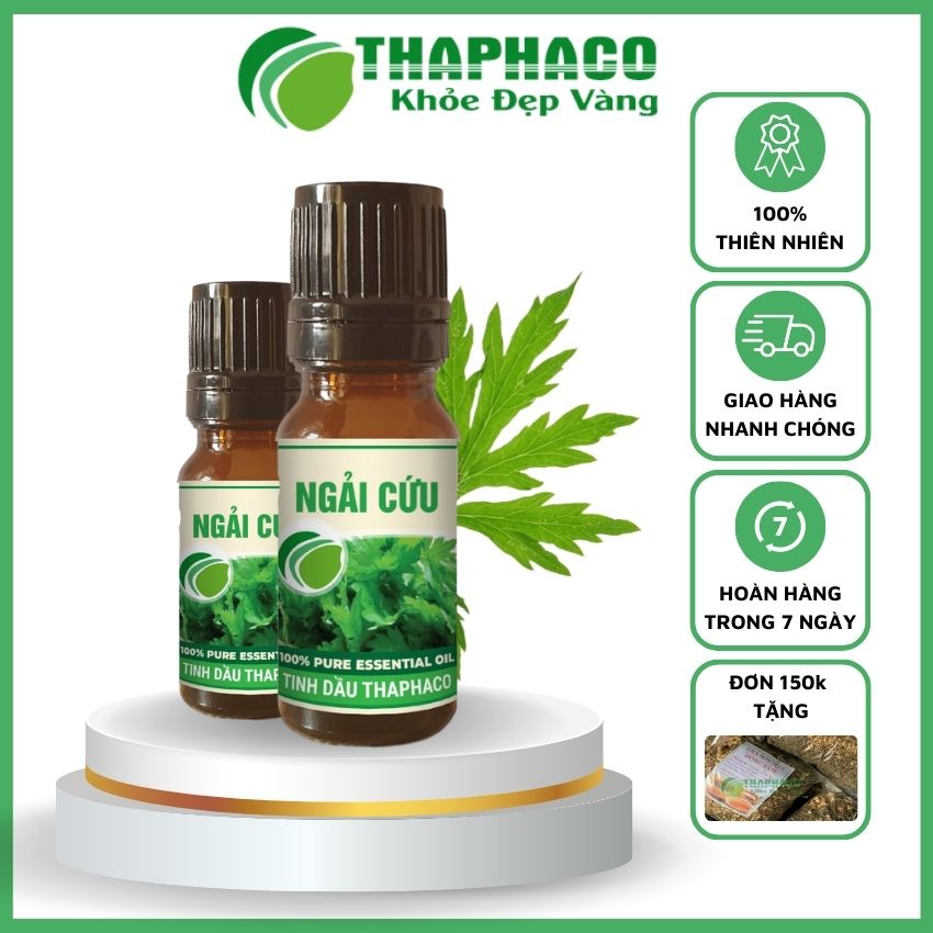 Tinh Dầu Ngải Cứu Nguyên Chất Không Chứa Cồn 10ml Thaphaco