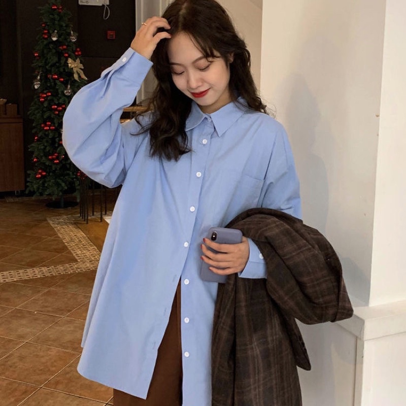 SƠ MI ULLAZANG HÀN QUỐC FORM THỤNG SIÊU XINH