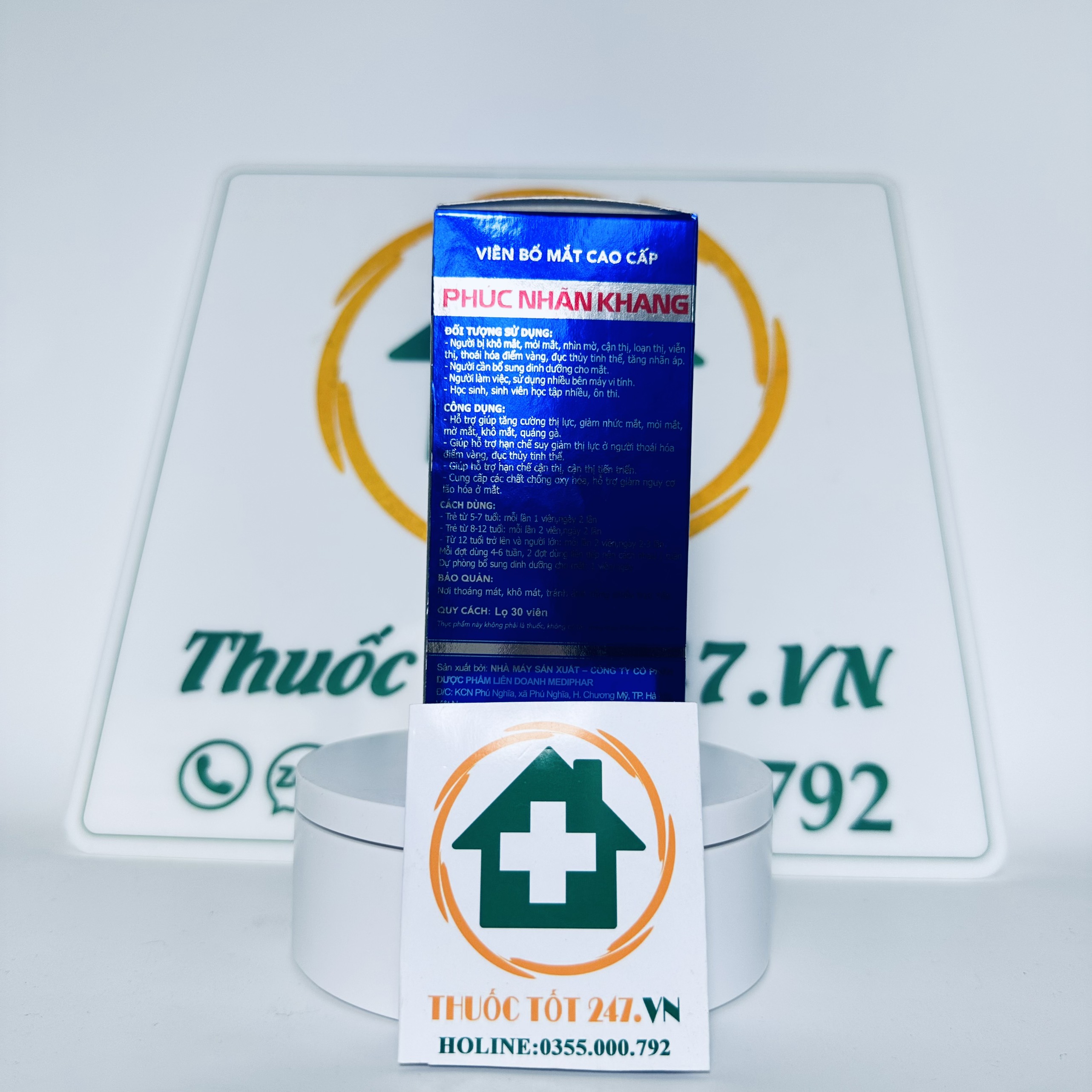 Viên bổ mắt Phúc Nhãn Khang ( hộp 30 viên)