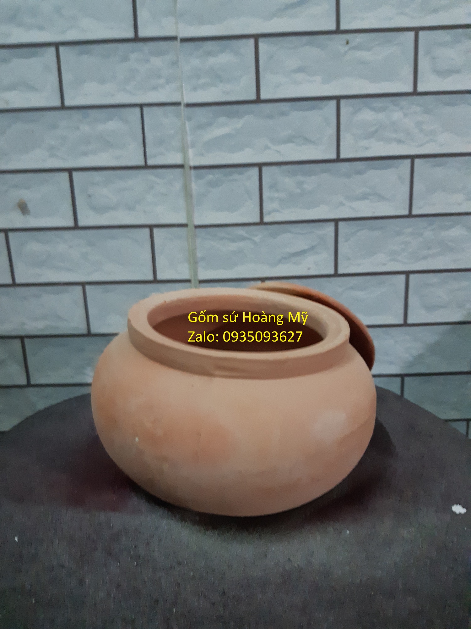 [HCM]nồi đất  nướng gà bầu bụng 28 cm