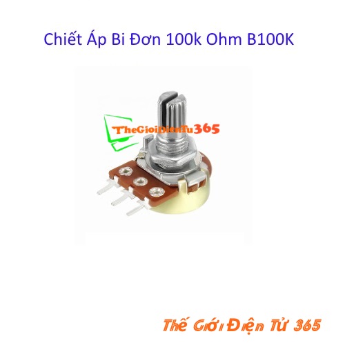 5 Chiết Áp Bi Đơn 100k Ohm B100K