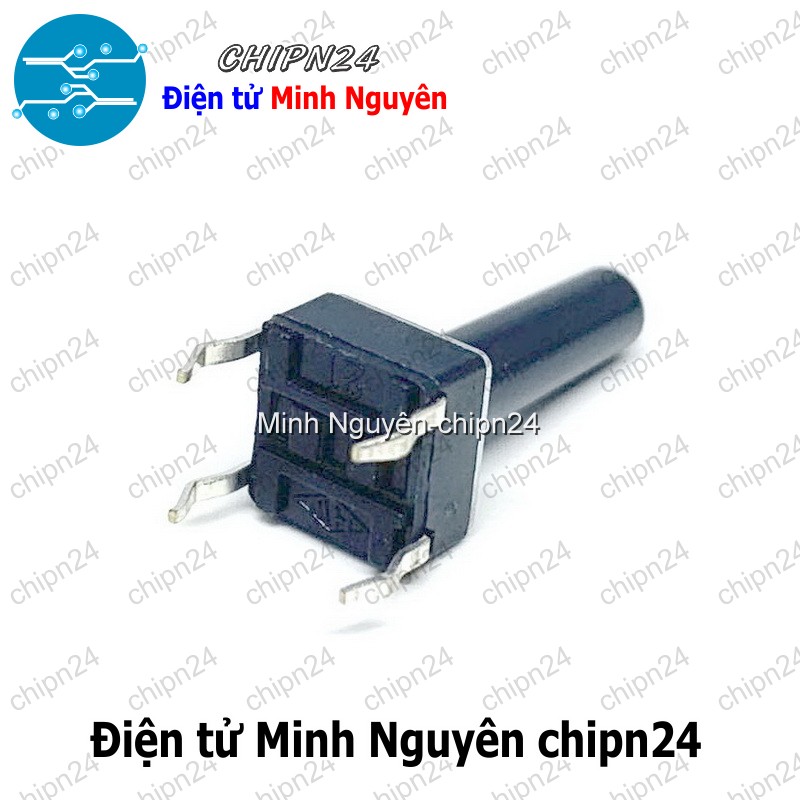 [10 cái] (F62) Nút nhấn 4 chân 6x6x14mm DIP - HH005503