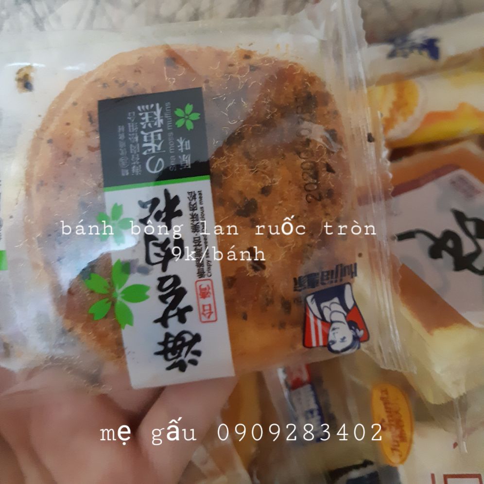 bánh bông lan ruốc tròn( combo 2 banh)