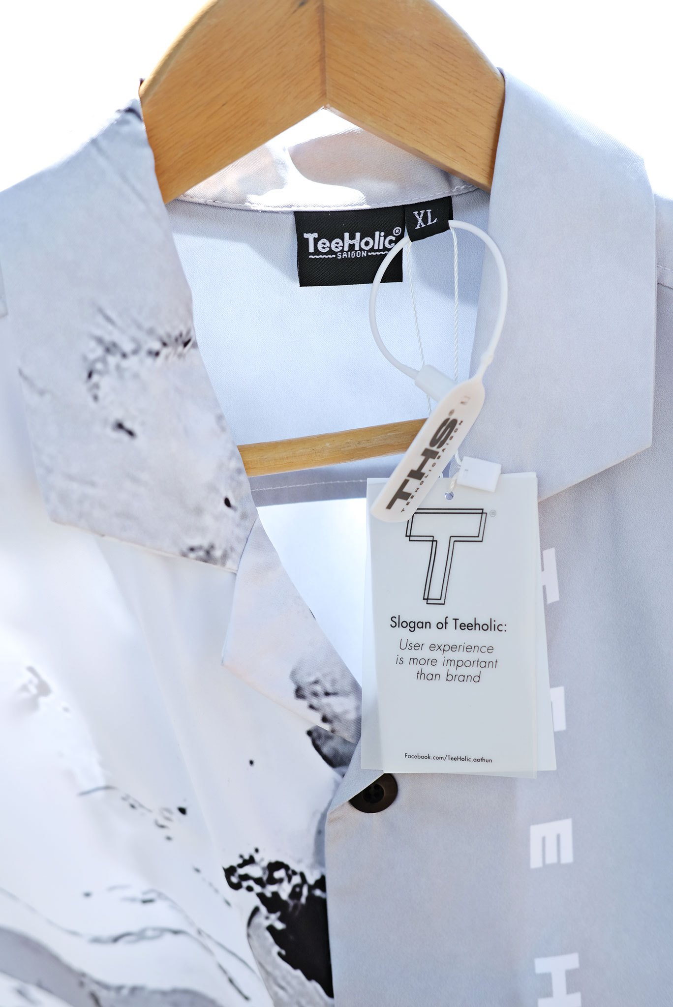 TEEHOLIC Áo Sơ Mi In Hình Băng Trôi