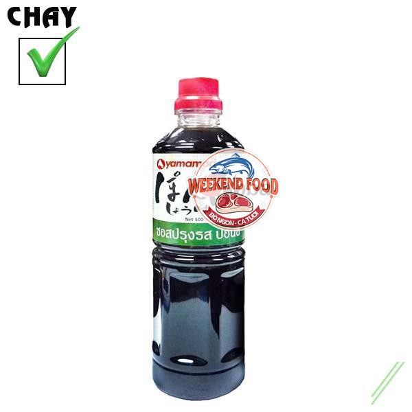 Nước xốt Ponzu Shoyu Nhật Bản - 1L (Nước xốt ăn kèm với Hào sashimi, các món Nhật)