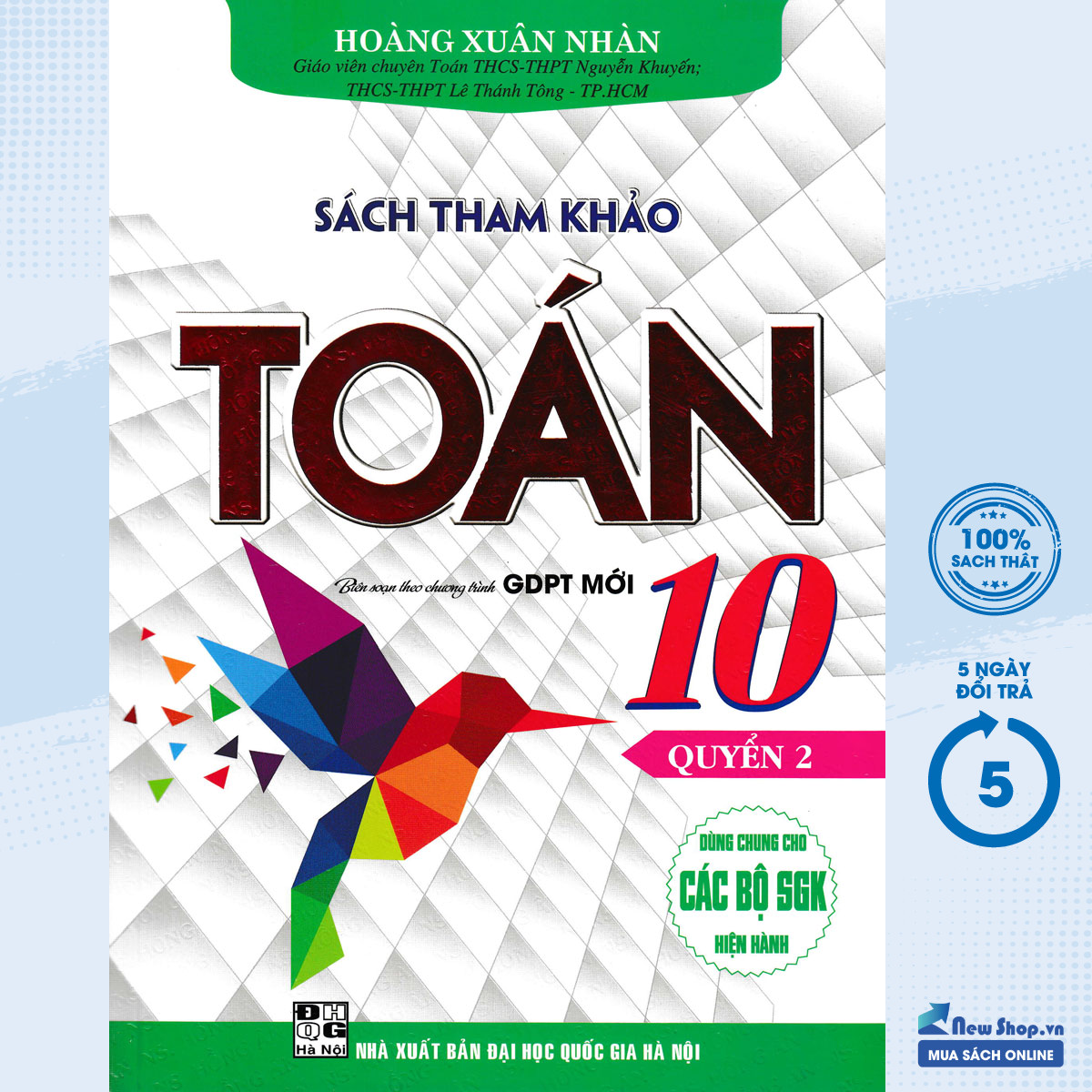 Sách – sách tham khảo toán 10 - biên soạn theo chương trình gdpt mới - quyển 2 – newshop - ntbooks